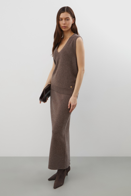 картинка Юбка из шерсти мериноса и кашемира от магазина Одежда+