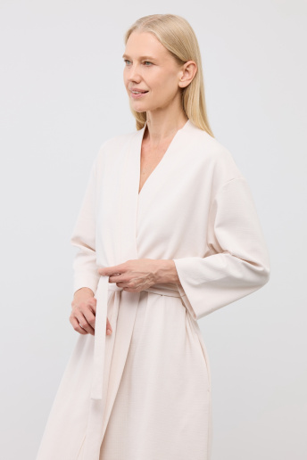 картинка Халат из 100% вафельного хлопка от магазина Одежда+