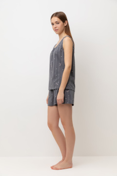 картинка Комплект топ и шорты из 100% хлопка от магазина Одежда+