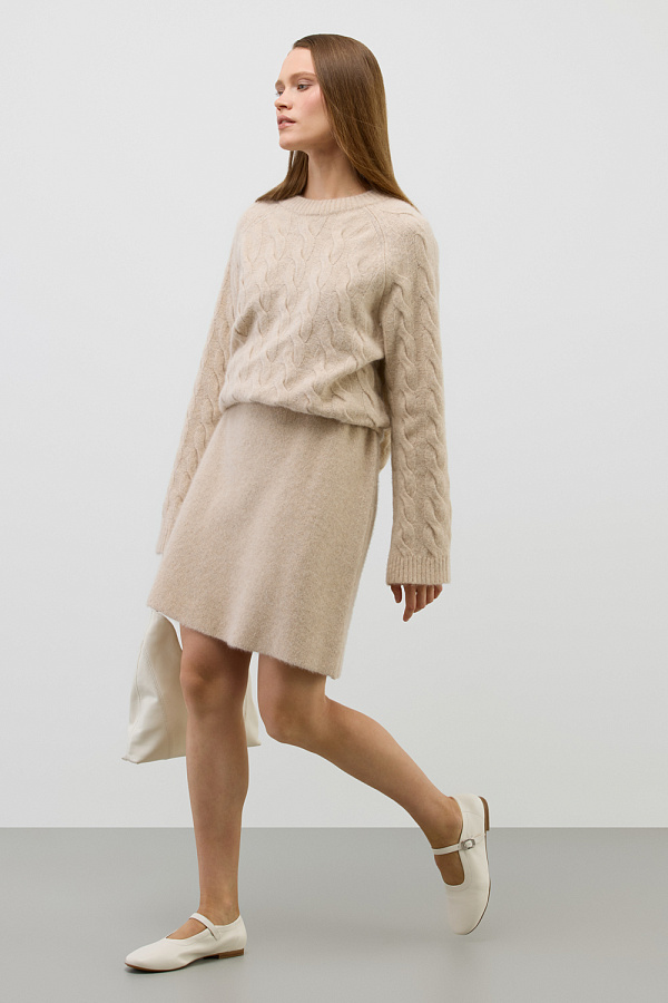 картинка Джемпер из шерсти лисы от магазина Одежда+