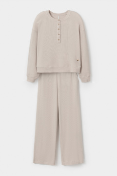 картинка Комлпект джемпер и брюки из объемного трикотажа от магазина Одежда+