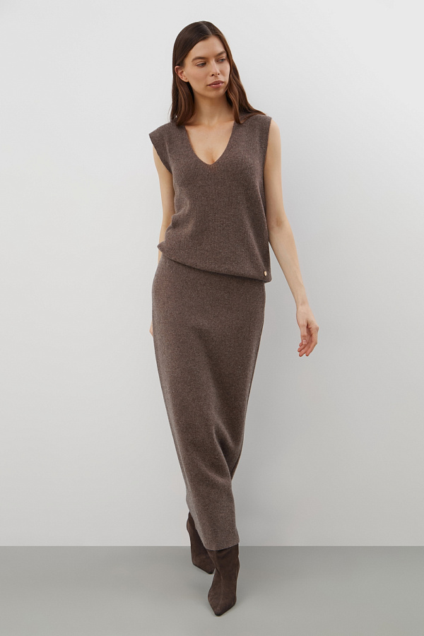 картинка Юбка из шерсти мериноса и кашемира от магазина Одежда+