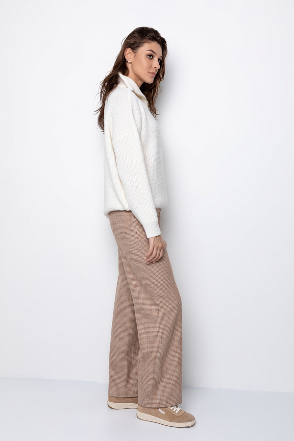 картинка Широкие брюки из шерсти от магазина Одежда+