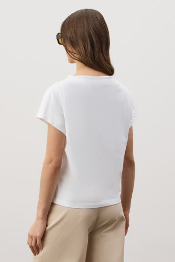 картинка Футболка с высоким воротником от магазина Одежда+