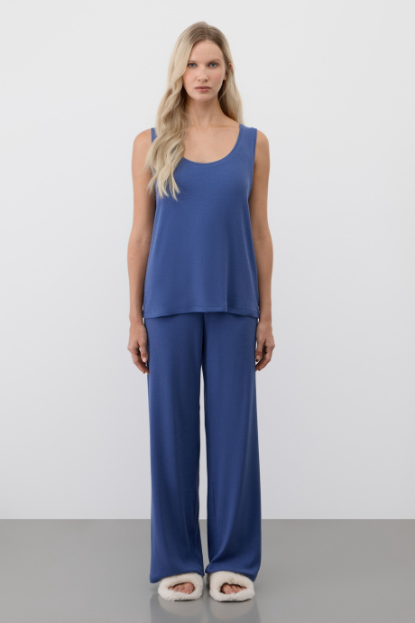 картинка Комплект топ и брюки в рубчик от магазина Одежда+