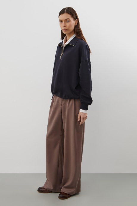 картинка Джемпер с воротником на молнии от магазина Одежда+