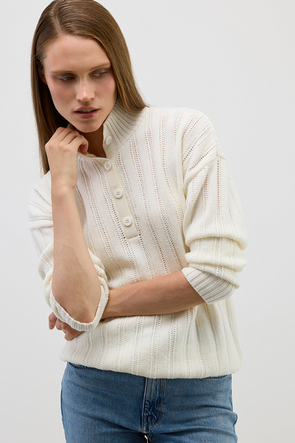 картинка Джемпер из 100% шерсти от магазина Одежда+