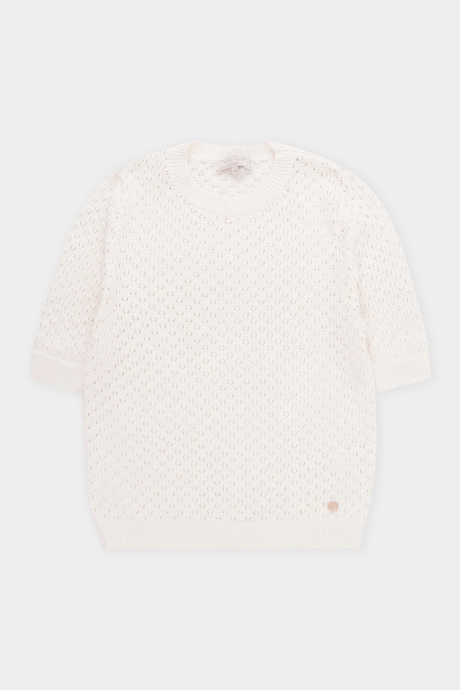 картинка Джемпер из итальянской пряжи с коротким рукавом от магазина Одежда+