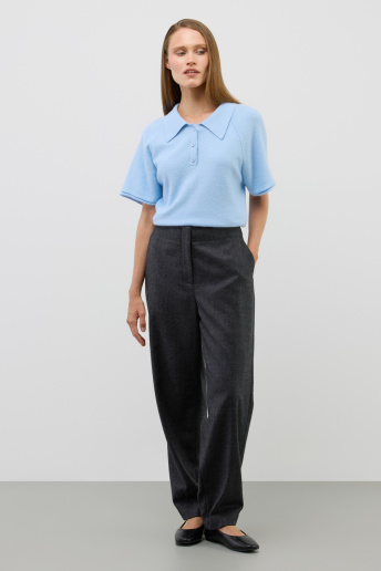 картинка Джемпер-поло с  шерстью ангоры от магазина Одежда+