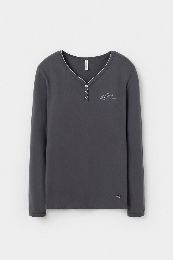 картинка Комплект лонгслив и брюки из гребенного хлопка от магазина Одежда+