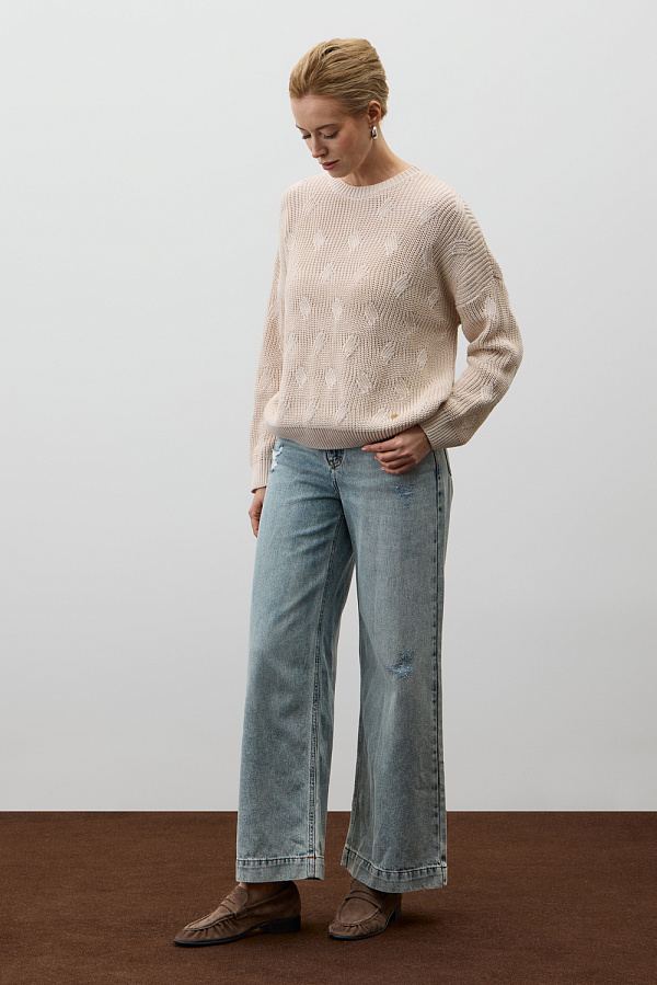 картинка Джемпер с крупными косами от магазина Одежда+