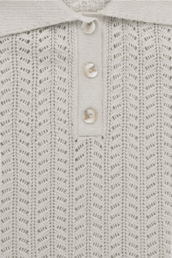 картинка Ажурное поло из итальянской пряжи от магазина Одежда+