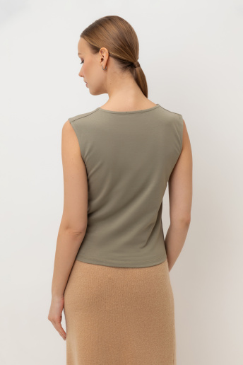 картинка Топ из мягкого хлопка от магазина Одежда+