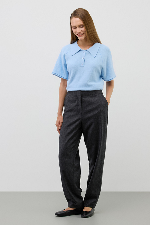 картинка Джемпер-поло с  шерстью ангоры от магазина Одежда+