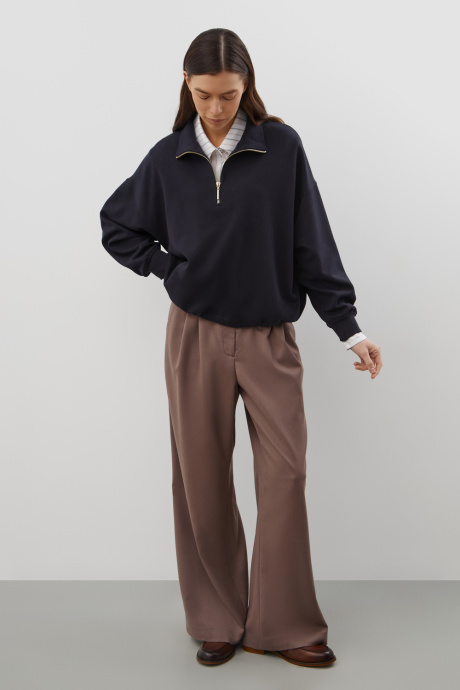 картинка Джемпер с воротником на молнии от магазина Одежда+