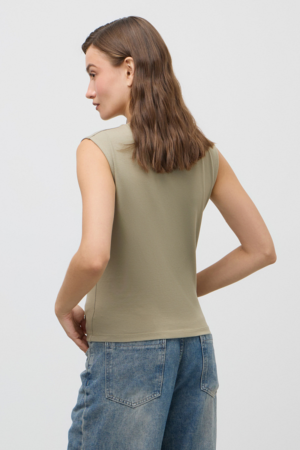 картинка Топ из хлопка от магазина Одежда+