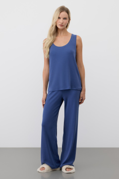 картинка Комплект топ и брюки в рубчик от магазина Одежда+