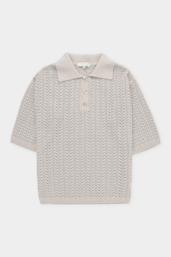 картинка Ажурное поло из итальянской пряжи от магазина Одежда+