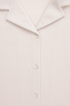 картинка Комплект рубашка и шорты из вафельного хлопка от магазина Одежда+