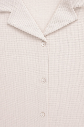 картинка Комплект рубашка и шорты из вафельного хлопка от магазина Одежда+