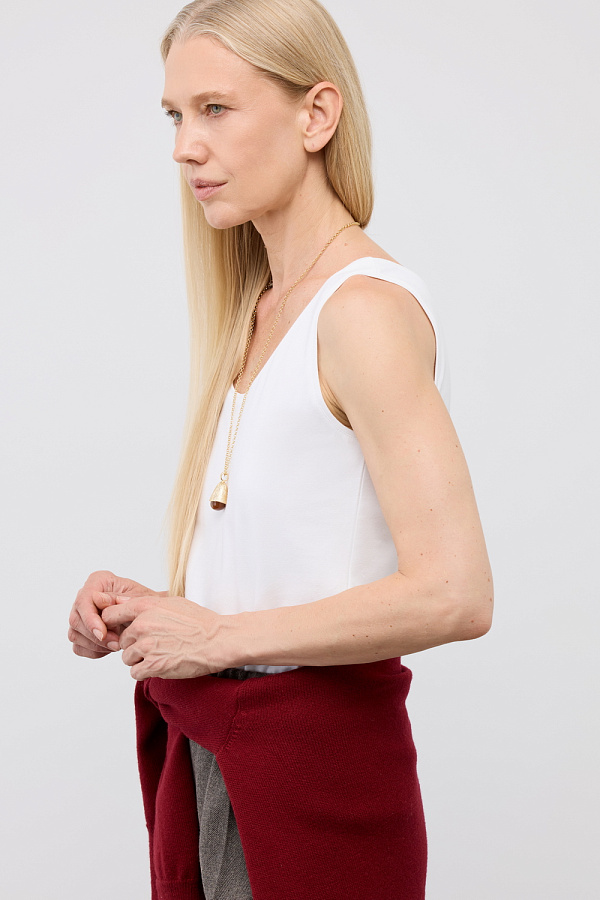 картинка Топ из мягкого хлопка от магазина Одежда+