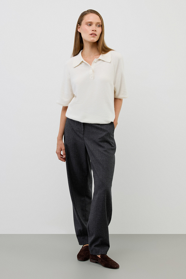 картинка Джемпер-поло с  шерстью ангоры от магазина Одежда+