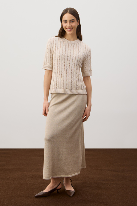 картинка Вязаный джемпер с коротким рукавом от магазина Одежда+