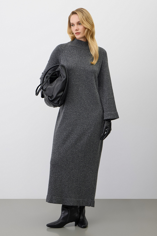 картинка Платье с мериносом и шелком от магазина Одежда+