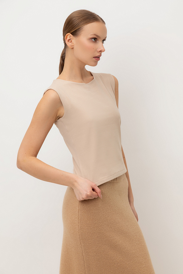 картинка Топ из мягкого хлопка от магазина Одежда+