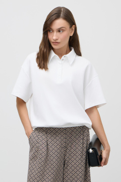 картинка Футболка-поло из премиального трикотажа от магазина Одежда+