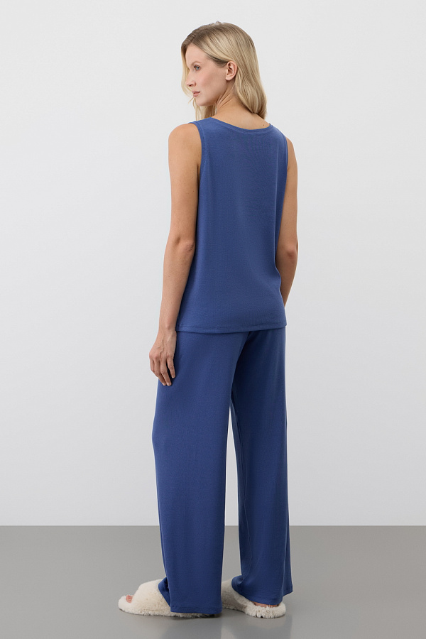 картинка Комплект топ и брюки в рубчик от магазина Одежда+