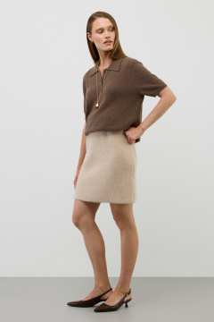 картинка Джемпер-поло с  шерстью енота от магазина Одежда+