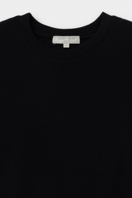 картинка Футболка из мягкого хлопка в рубчик от магазина Одежда+