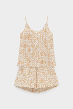 картинка Комплект топ и шорты из 100% хлопка от магазина Одежда+