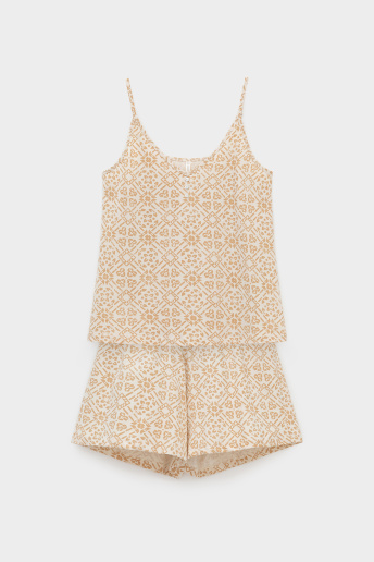 картинка Комплект топ и шорты из 100% хлопка от магазина Одежда+