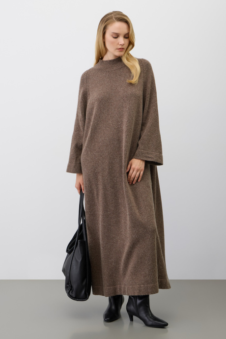 картинка Платье с мериносом и шелком от магазина Одежда+