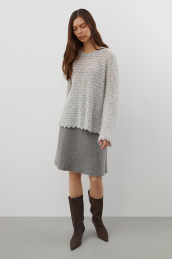 картинка джемпер св.серый меланж от магазина Одежда+