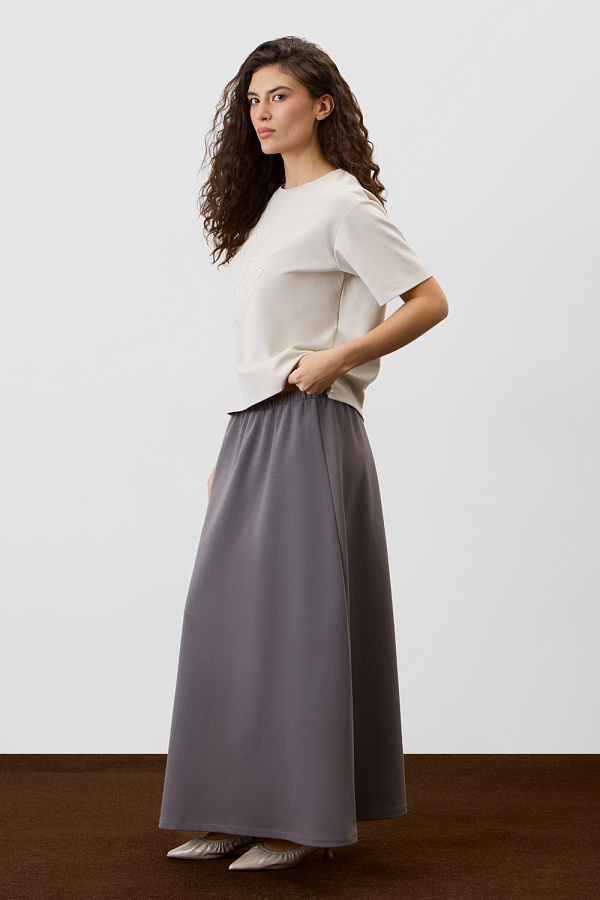 картинка Юбка из премиального трикотажа от магазина Одежда+