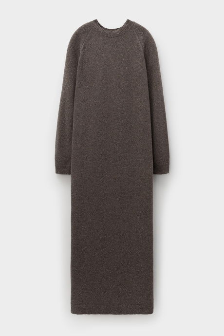 картинка Платье с мериносом и шелком от магазина Одежда+