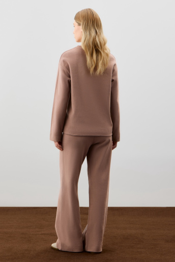 картинка Комплект джемпер и брюки с пич эффектом от магазина Одежда+