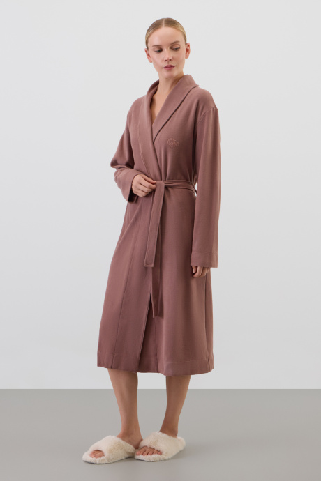 картинка Халат из 100% хлопка с пич эффектом от магазина Одежда+