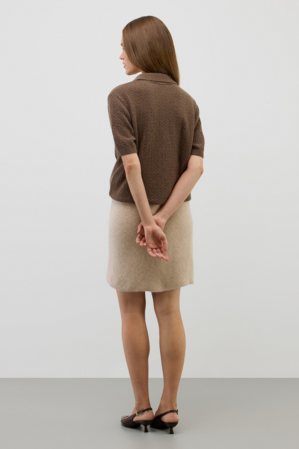 картинка Джемпер-поло с  шерстью енота от магазина Одежда+