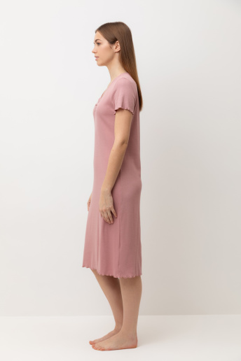 картинка Сорочка трикотажа в рубчик от магазина Одежда+