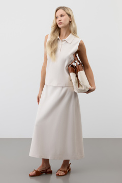 картинка Топ из вафельного хлопка от магазина Одежда+