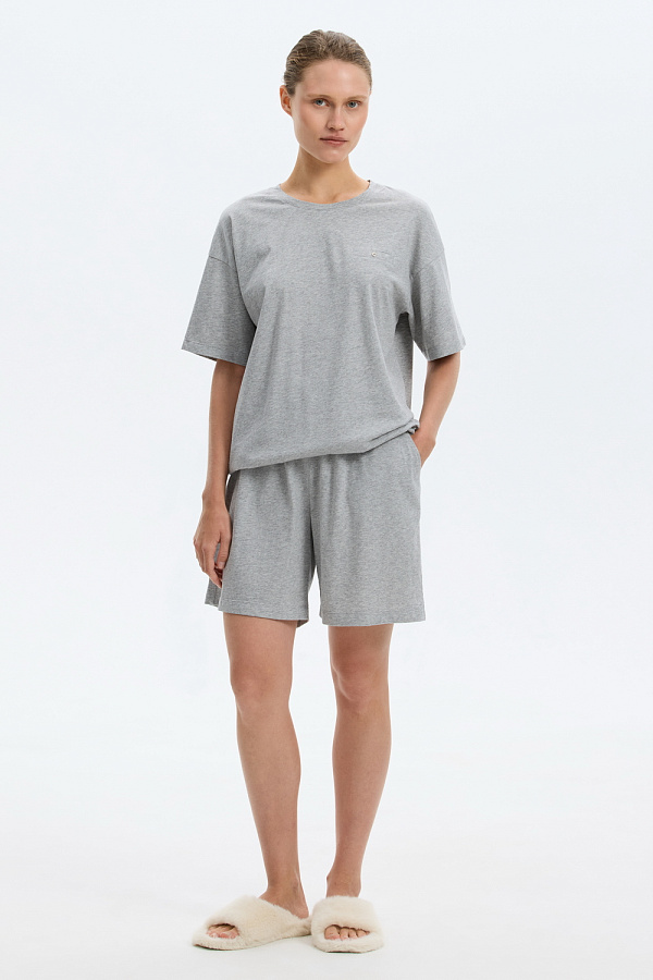 картинка Комплект футболка и шорты из 100% хлопка от магазина Одежда+