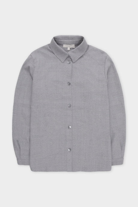 картинка рубашка светло-серый от магазина Одежда+