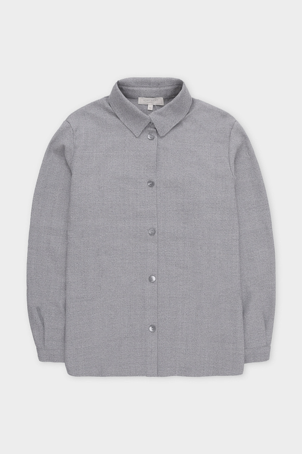 картинка рубашка светло-серый от магазина Одежда+