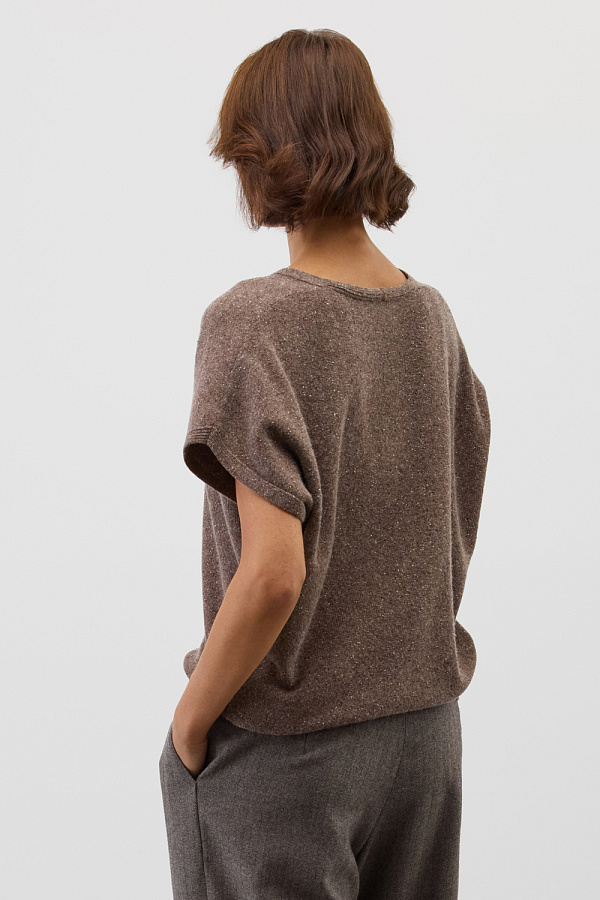 картинка Джемпер с мериносом и шелком от магазина Одежда+